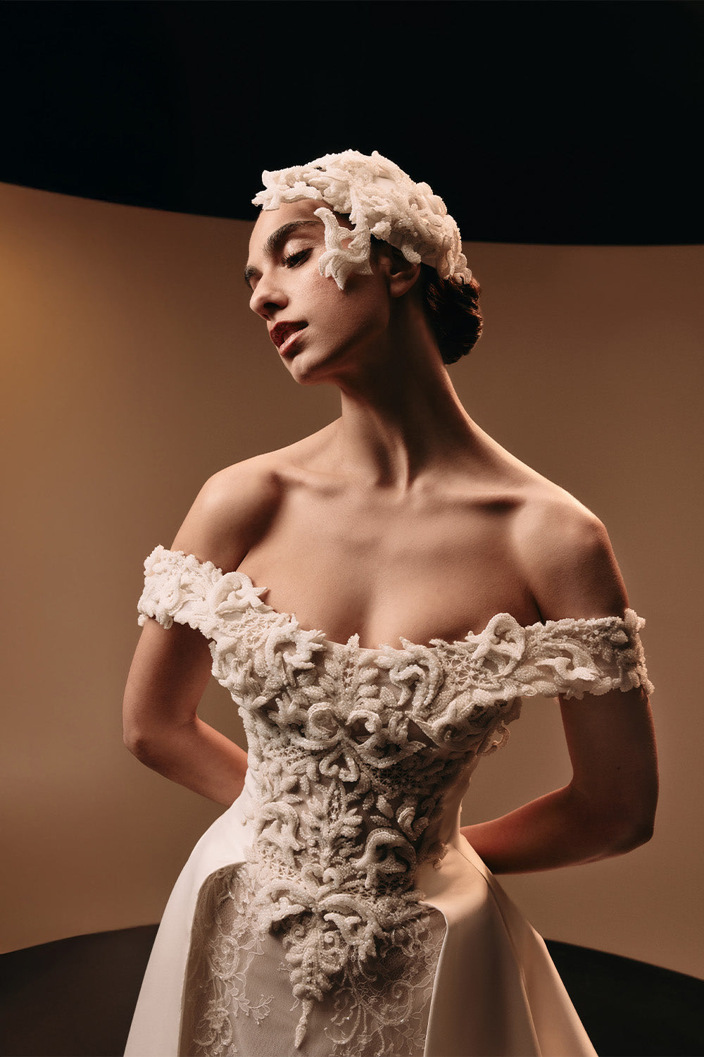 Kristie Romanos, Berenice, Romantic Lace A-Line Gown | Esposa