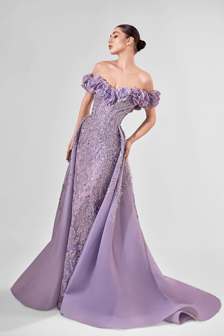 Bilal El Dana, Corset Sequins Gown | Esposa