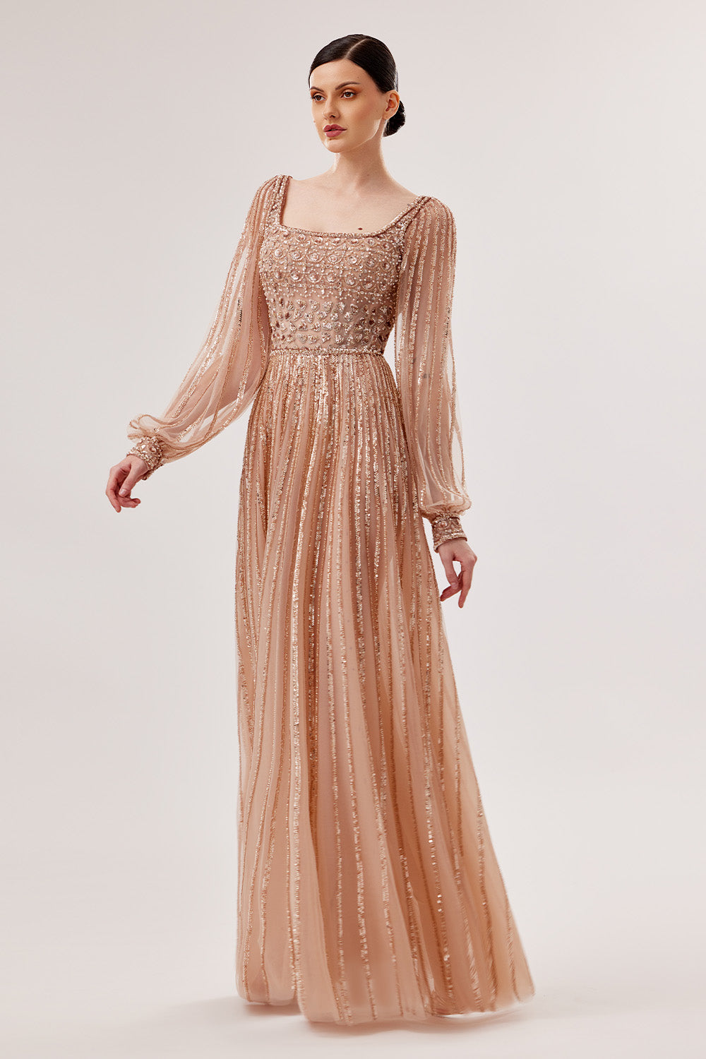 Bilal El Dana, Crystal Embellished Gown | Esposa