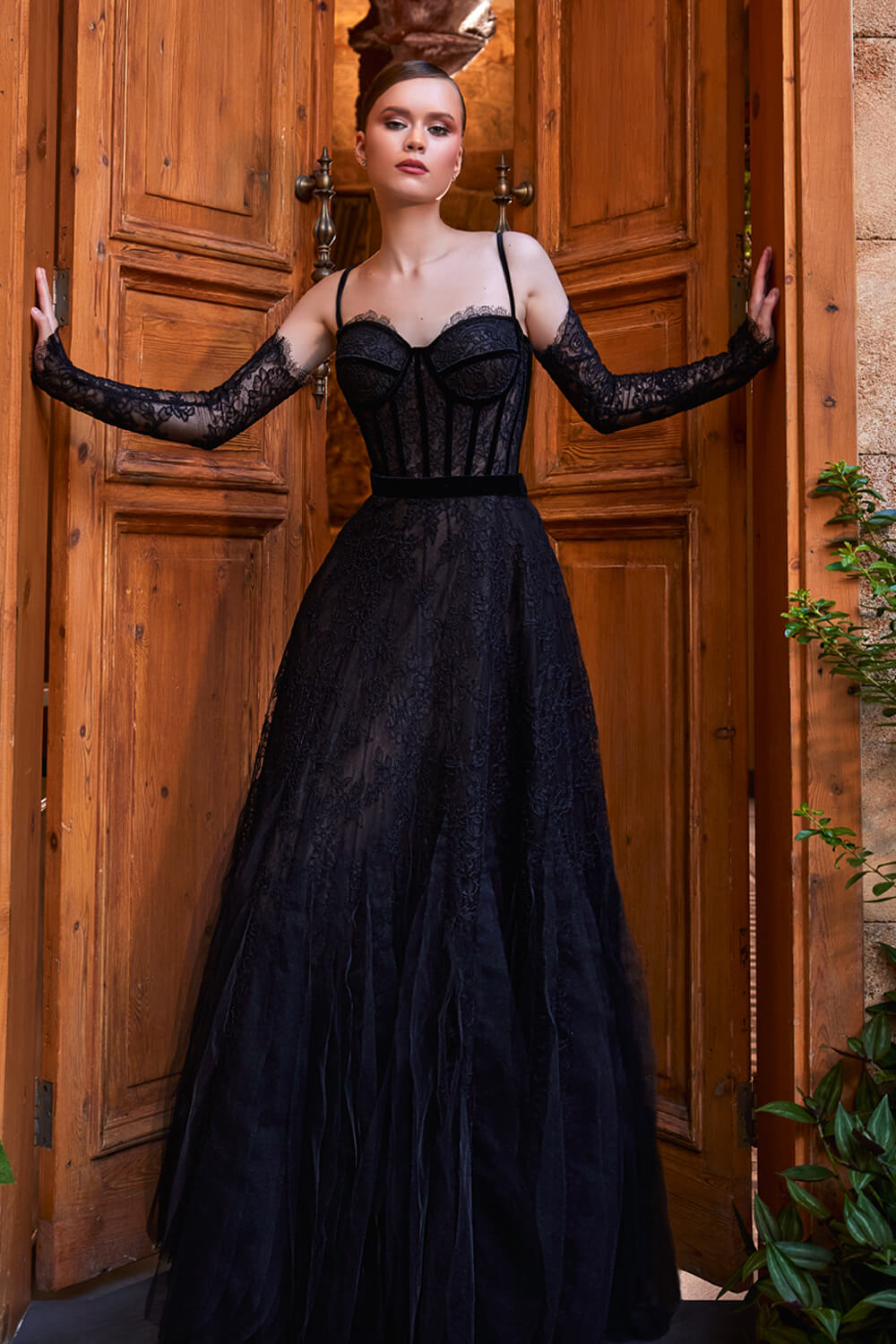 Bilal El Dana, Elegant Lace Gown | Esposa