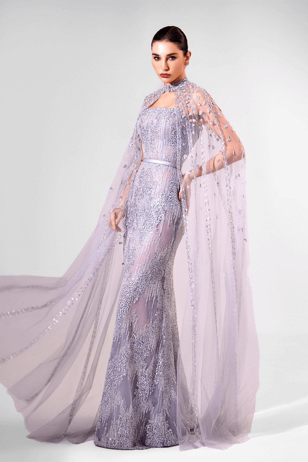 Bilal El Dana, Elegant Sequins Gown | Esposa