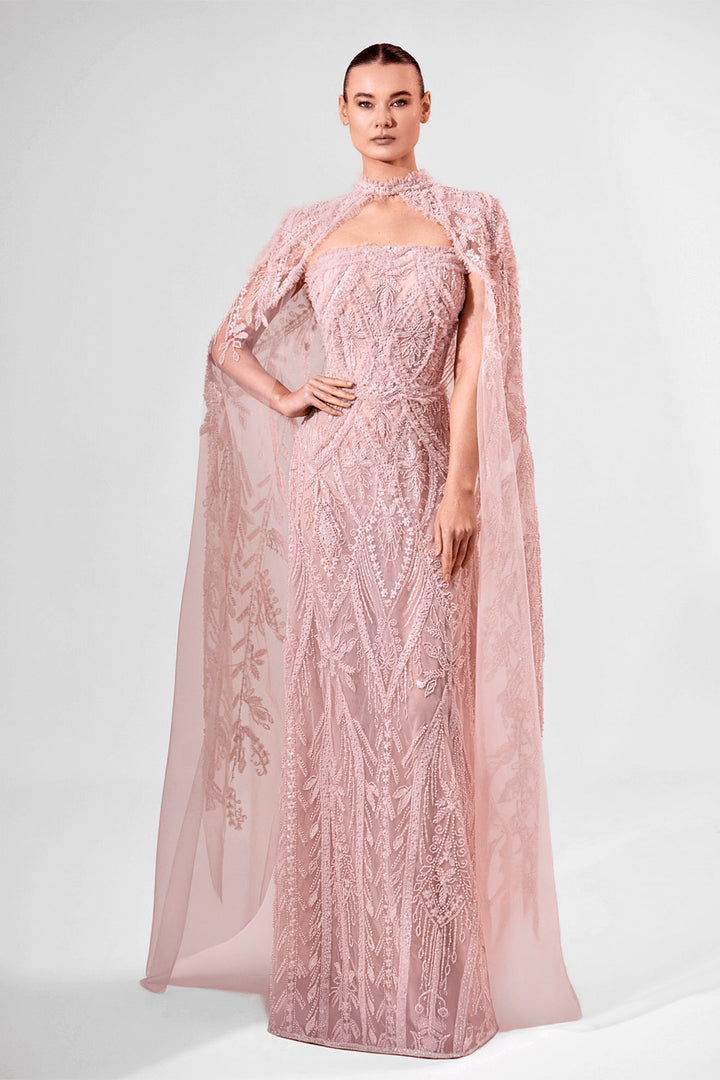 Bilal El Dana, Fully Embroidered Gown | Esposa