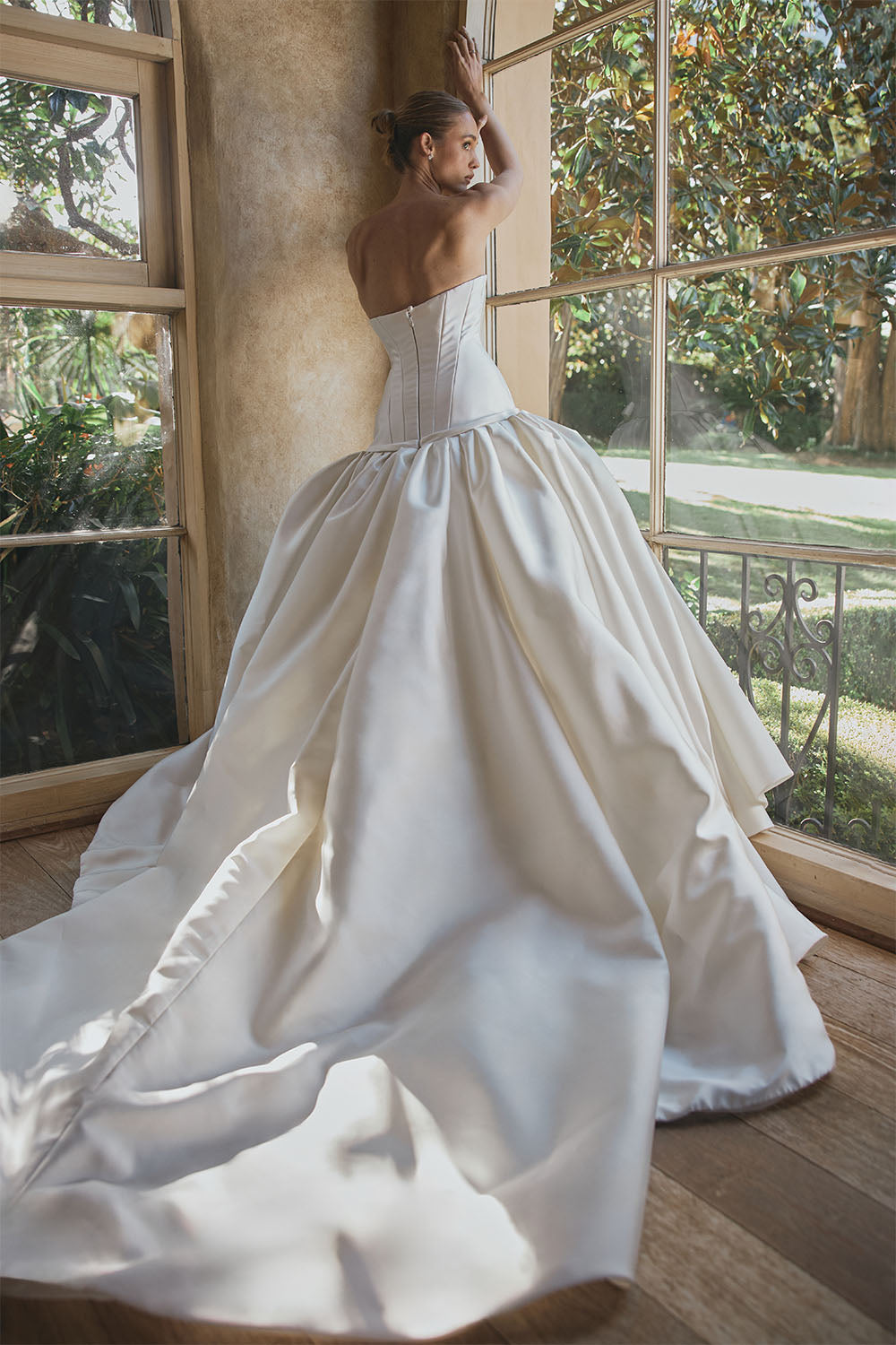 Steven Khalil, Bloom, Sculptural Strapless Ballgown | Esposa