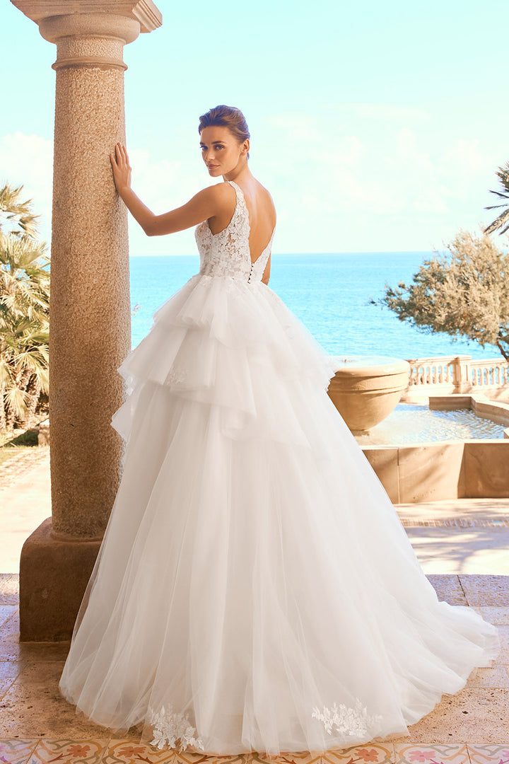 Marchesa, Brianna, Layered Tulle Ball Gown | Esposa