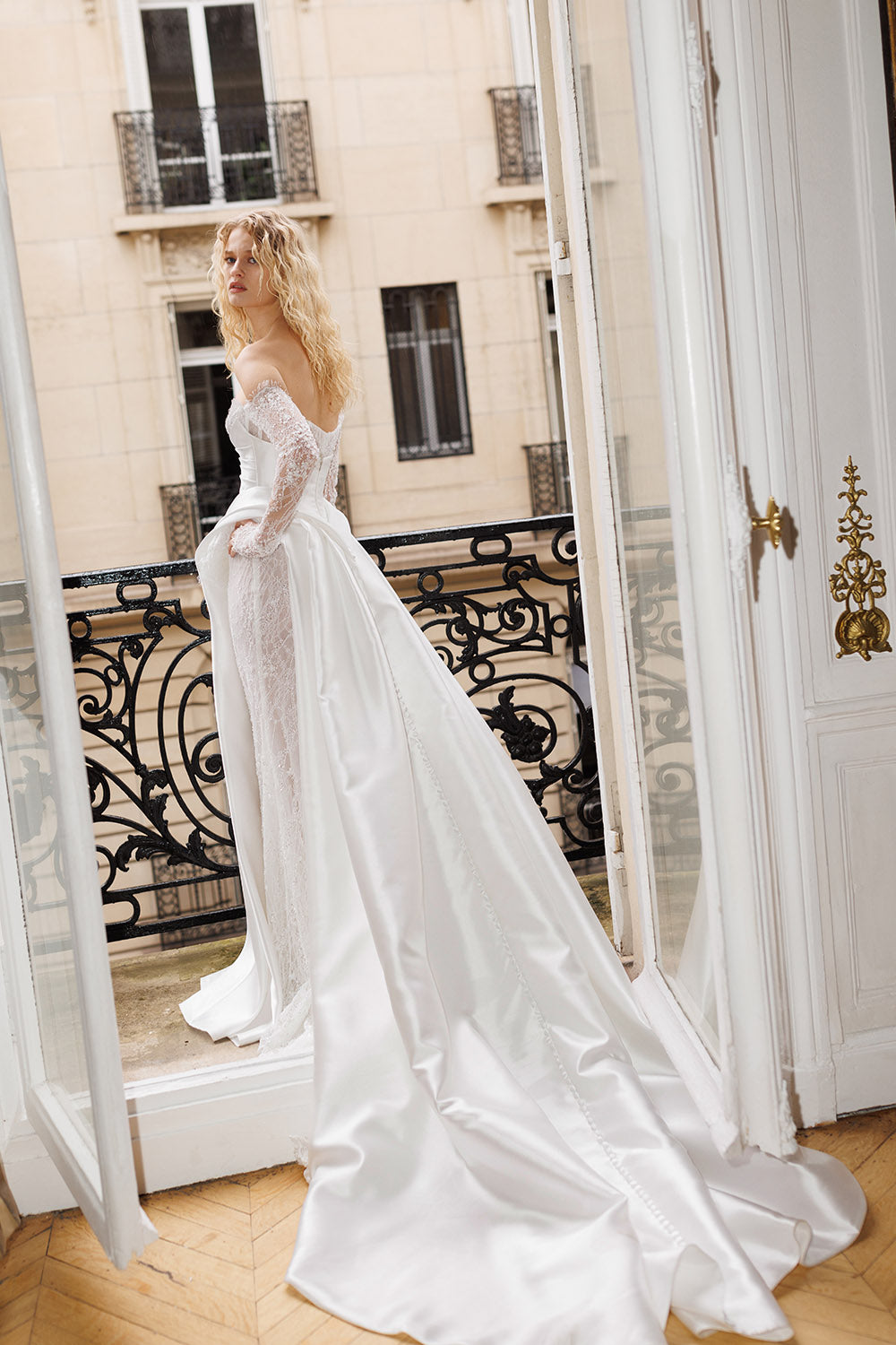 Wona Concept, Brunette, Structured Mermaid Gown | Esposa