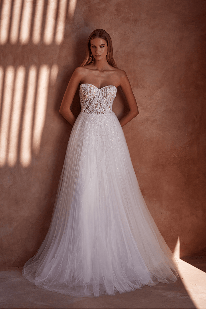 Milla Nova, Embroidered Gown | Esposa