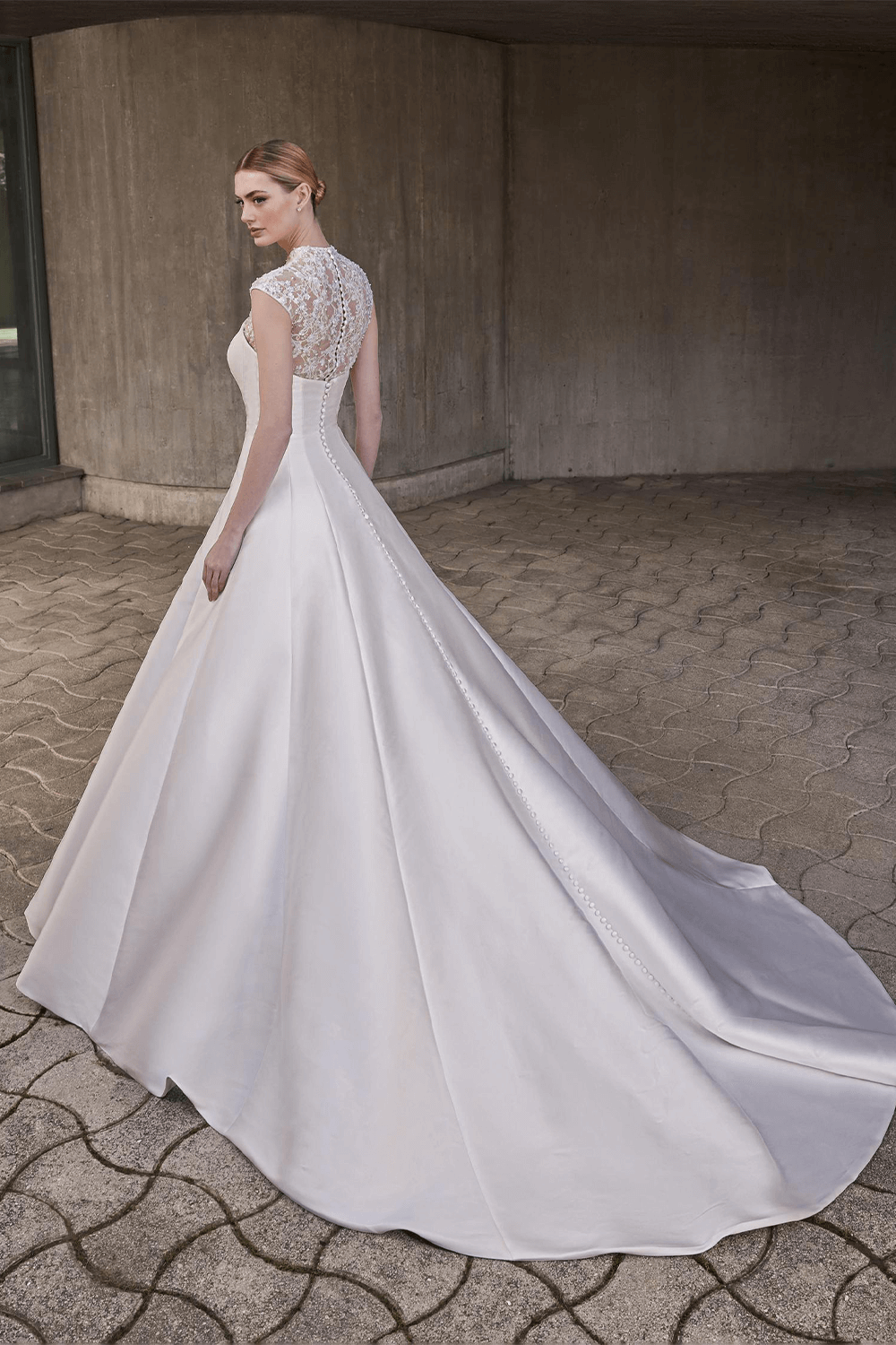 Pronovias, Refined A- Line Gown | Esposa