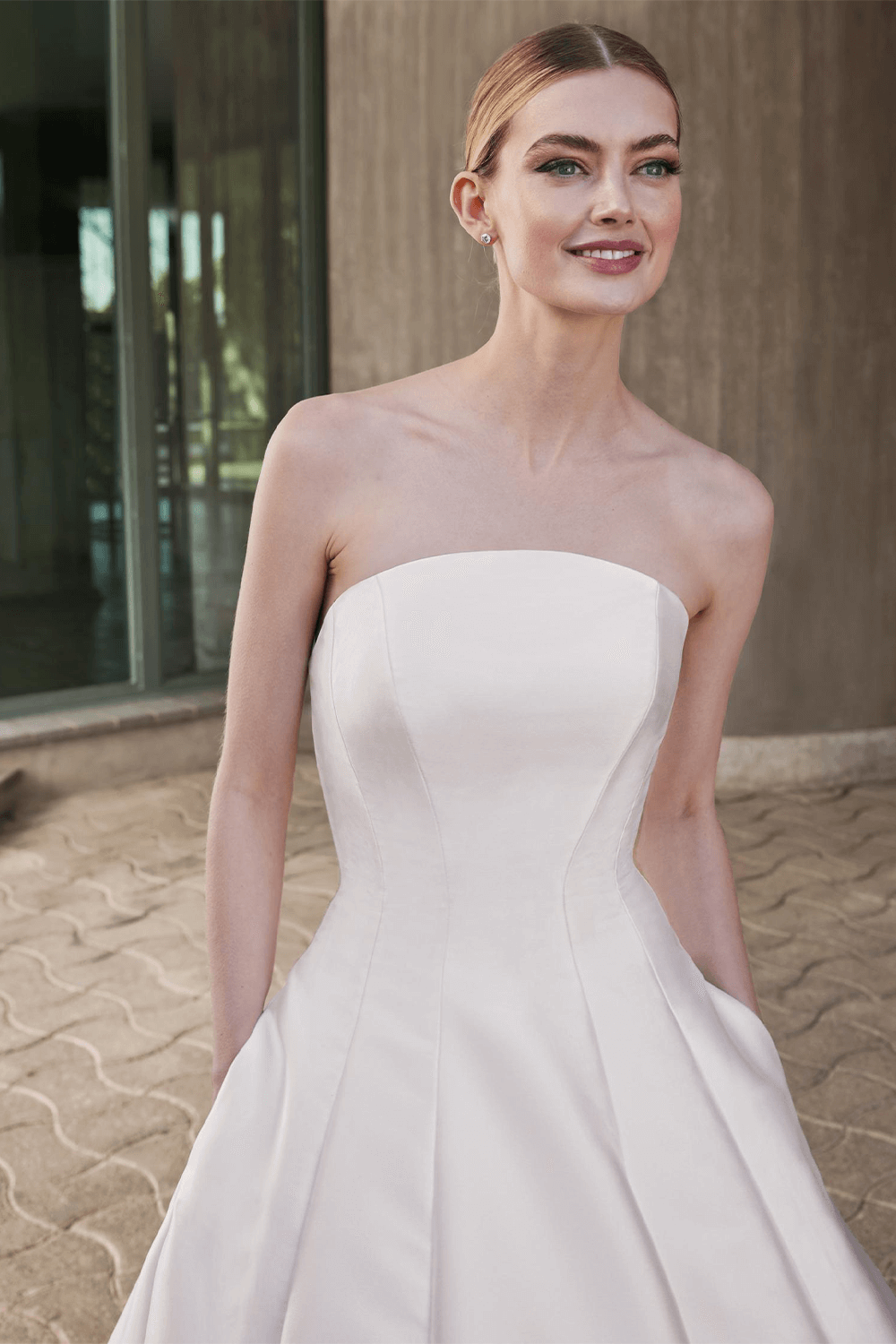 Pronovias, Refined A- Line Gown | Esposa