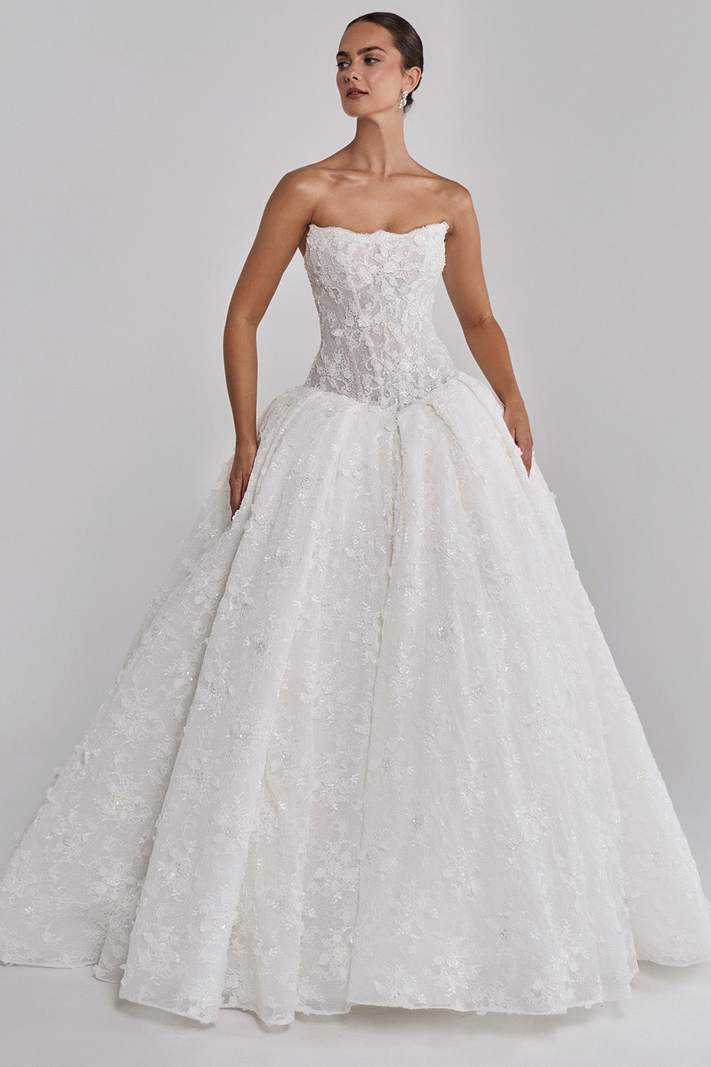 Calla Blanche, Classic Lace Ballgown Dress | Esposa