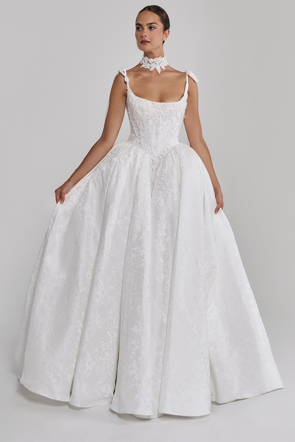 Calla Blanche, Refined Corset Ballgown Dress | Esposa
