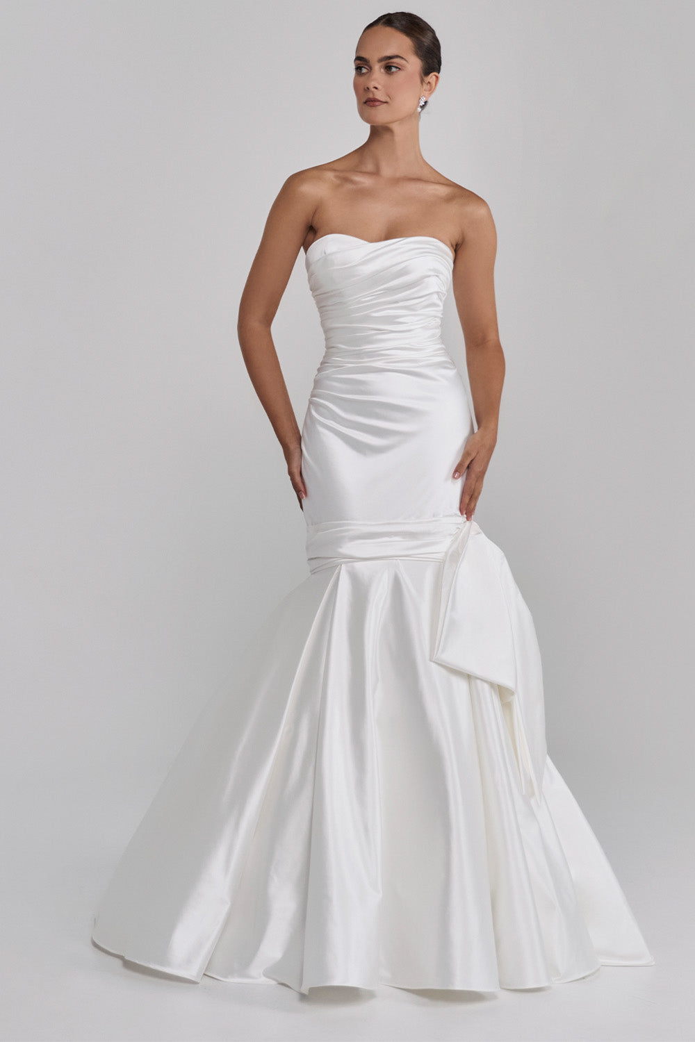 Calla Blanche, Sculpted Satin Mermaid Dress | Esposa