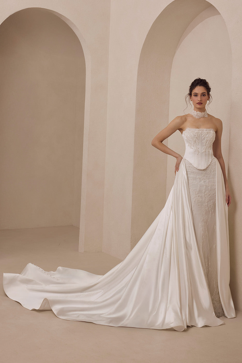 Calla Blanche, Sophisticated Straight Gown | Esposa