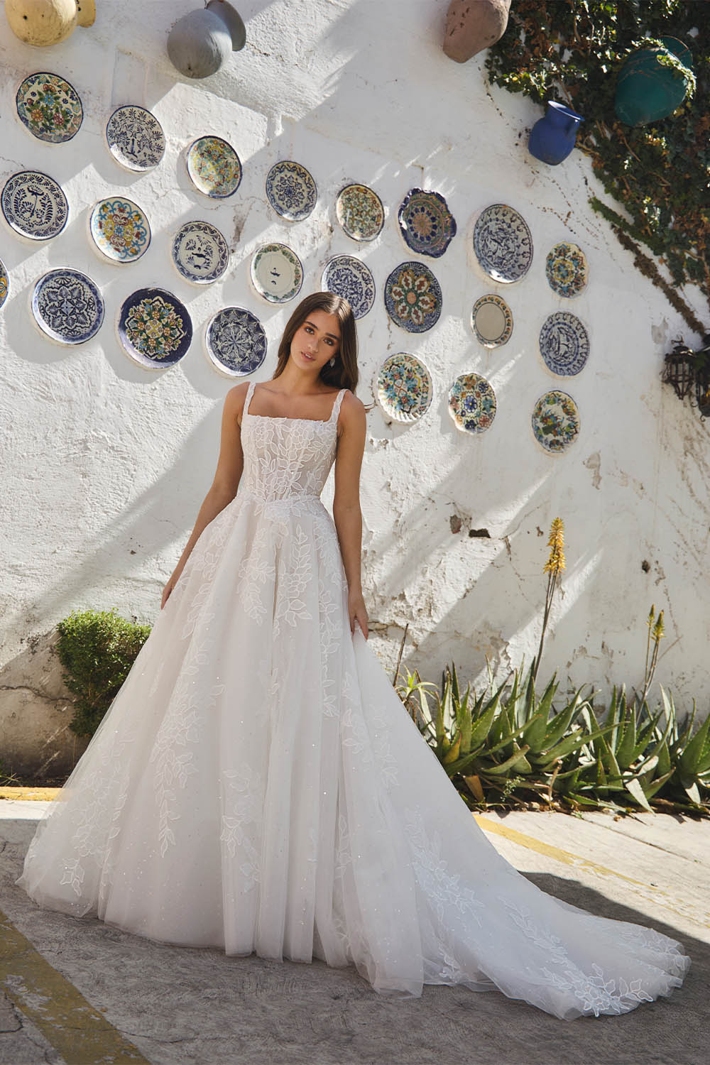 Calla Blanche, Sparkly A-Line Gown | Esposa