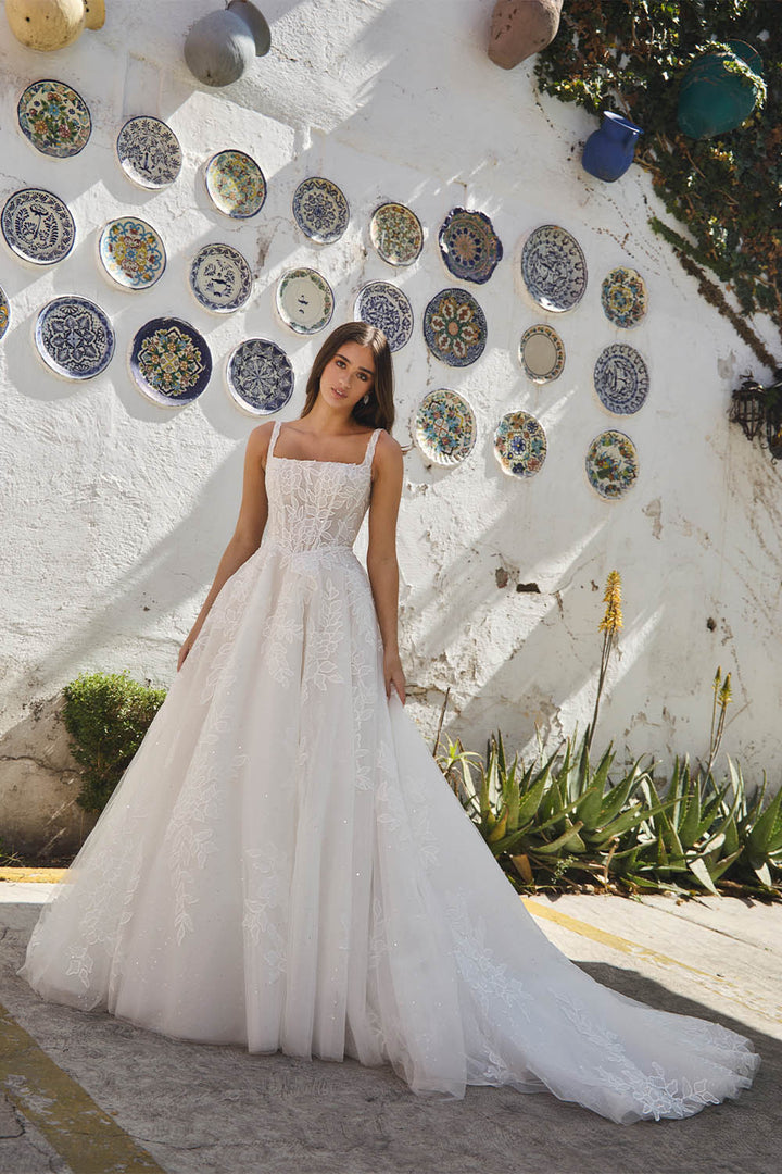 Calla Blanche, Sparkly A-Line Gown | Esposa