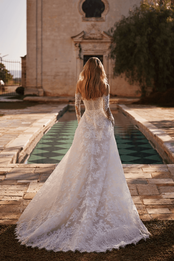 Milla Nova, Strapless Lace Dress | Esposa