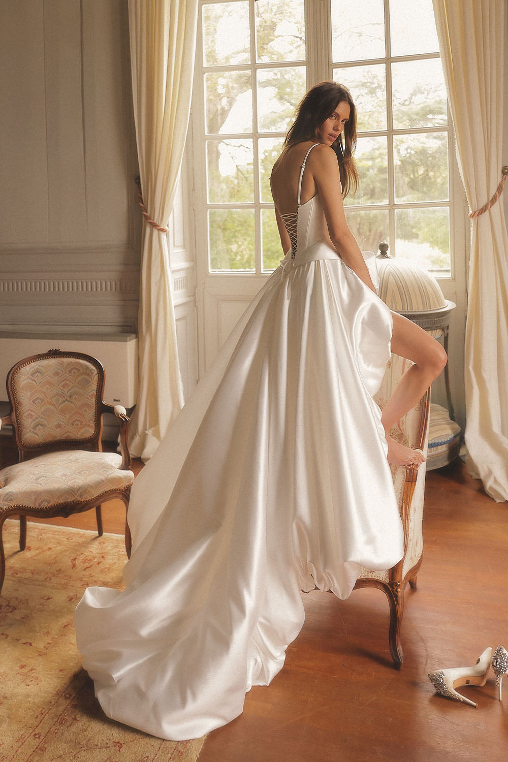 Wona Concept, Carvel, Corseted Satin Bridal Gown | Esposa