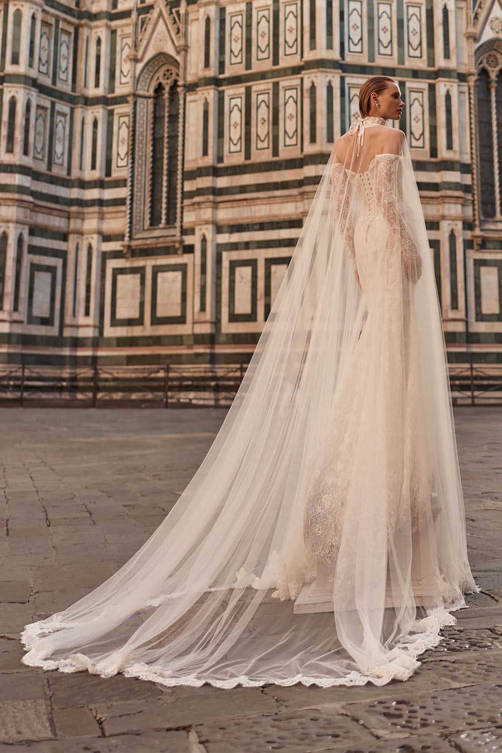 Milla Nova, Cassaria, Off-the-Shoulder Lace Mermaid Bridal Gown | Esposa