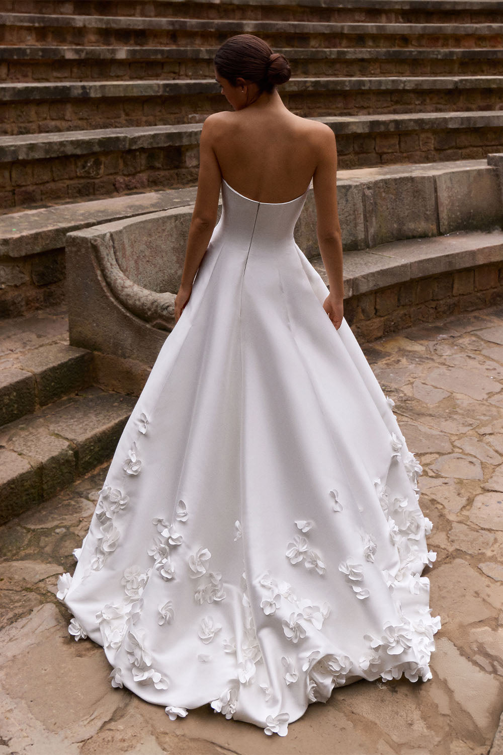 Pronovias, Catrey, Floral Appliqué Ball Gown | Esposa