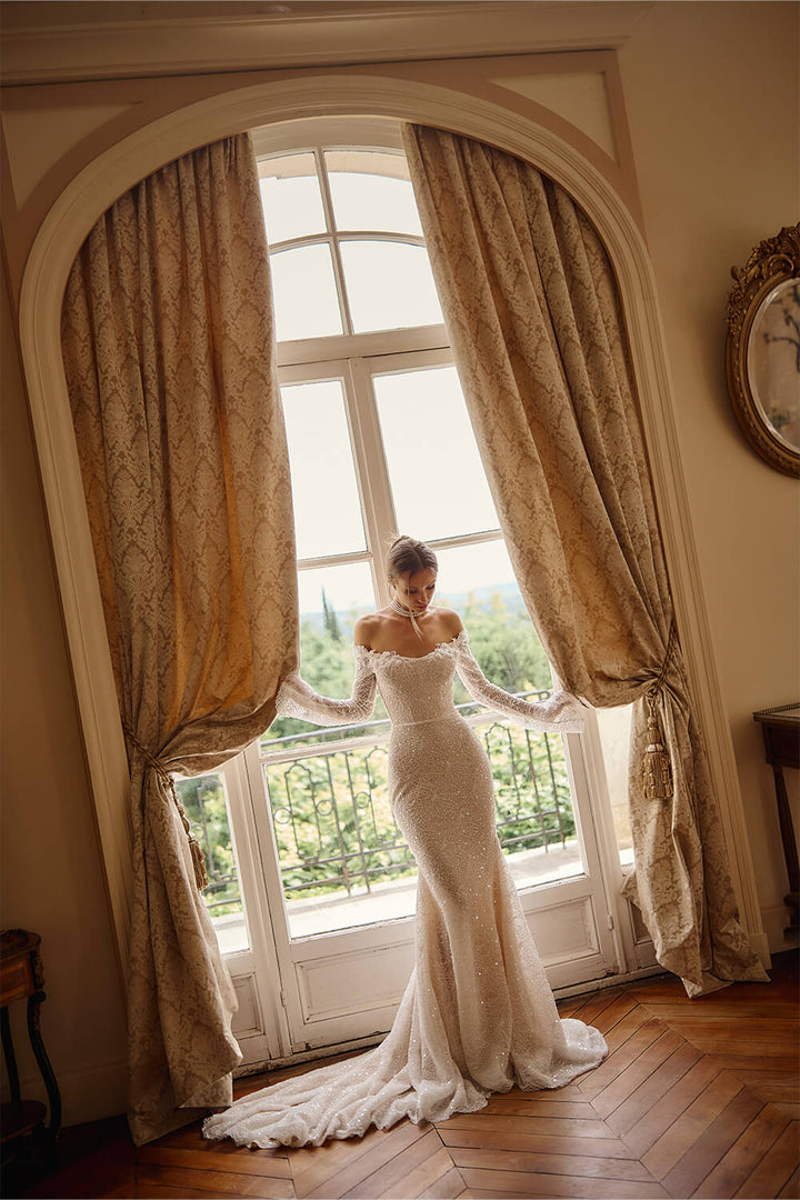 Eva Lendel, Elegant Beaded Dress | Esposa