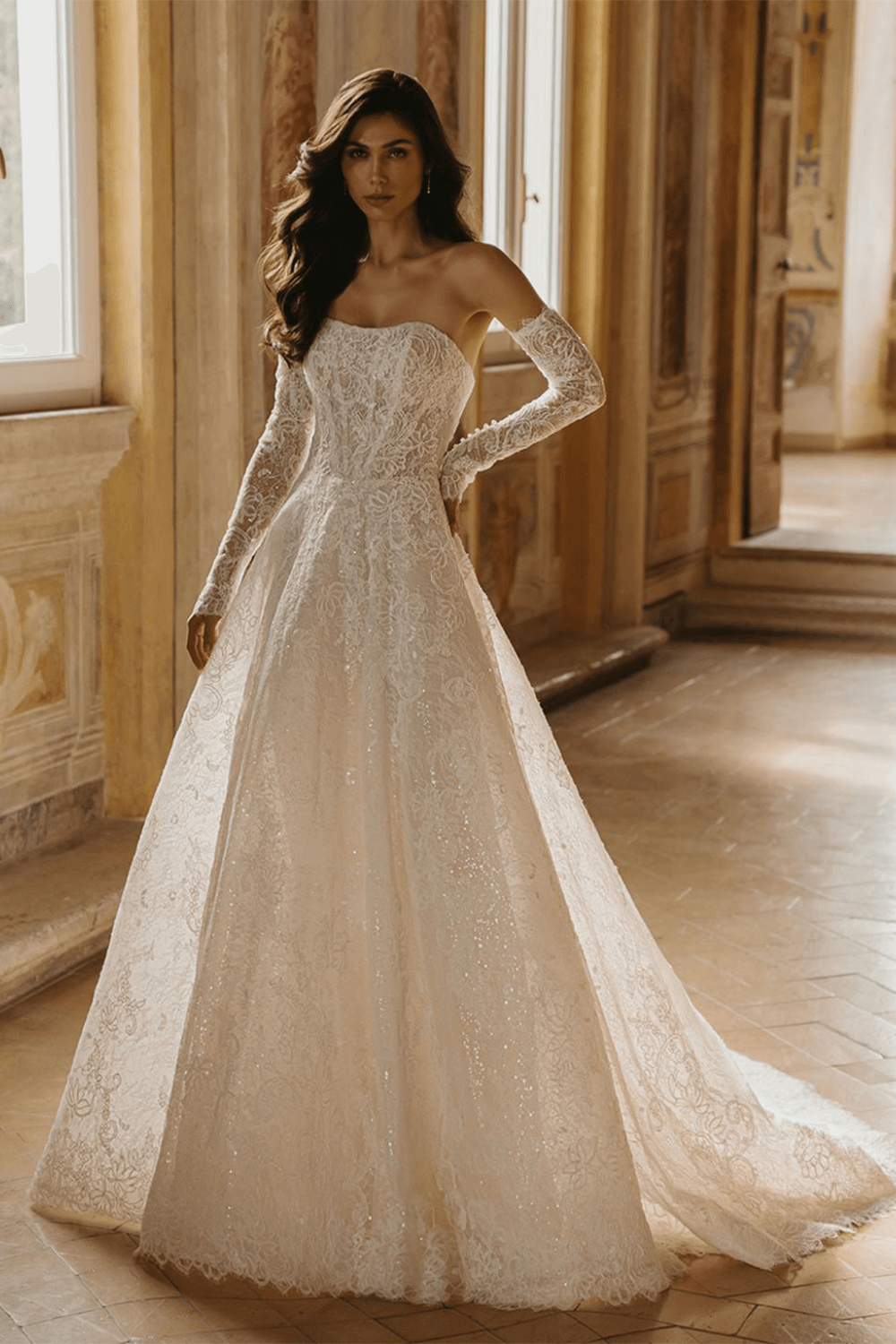 Penliv, Sculptural A-line Gown | Esposa