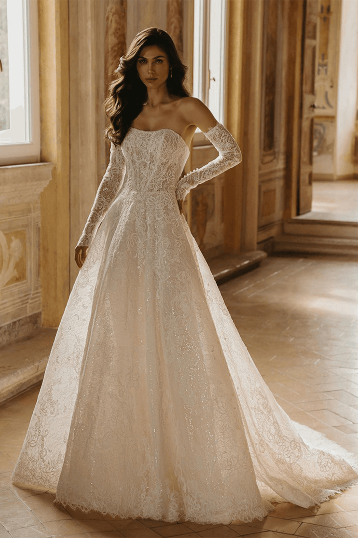 Penliv, Sculptural A-line Gown | Esposa