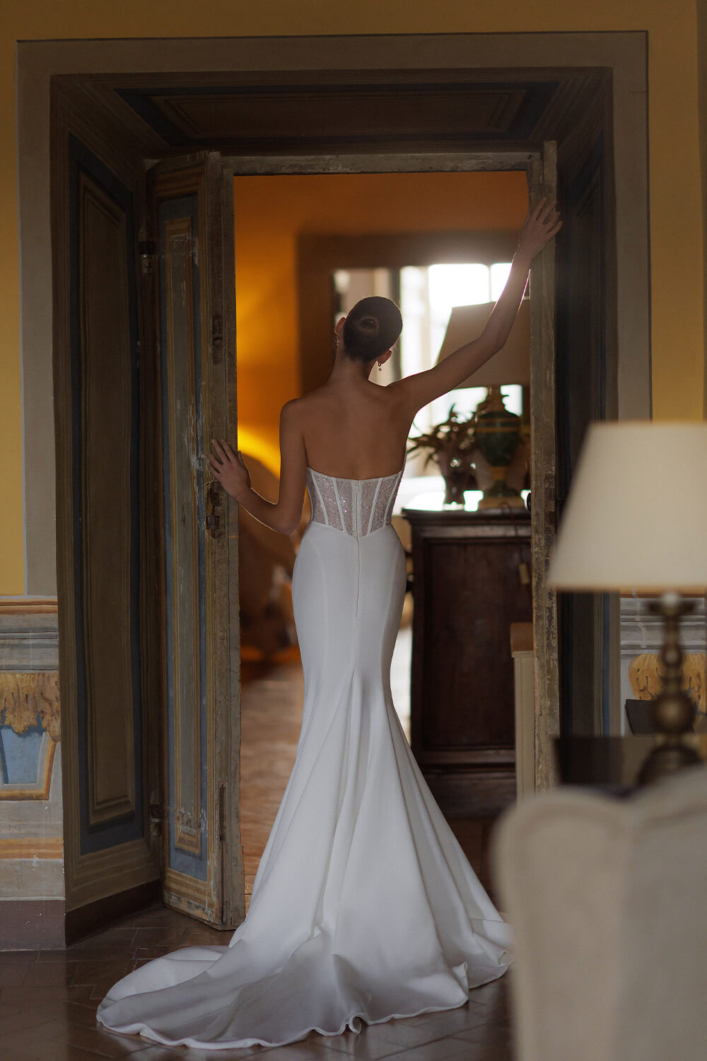 Wona Concept, Edgy Strapless Dress | Esposa