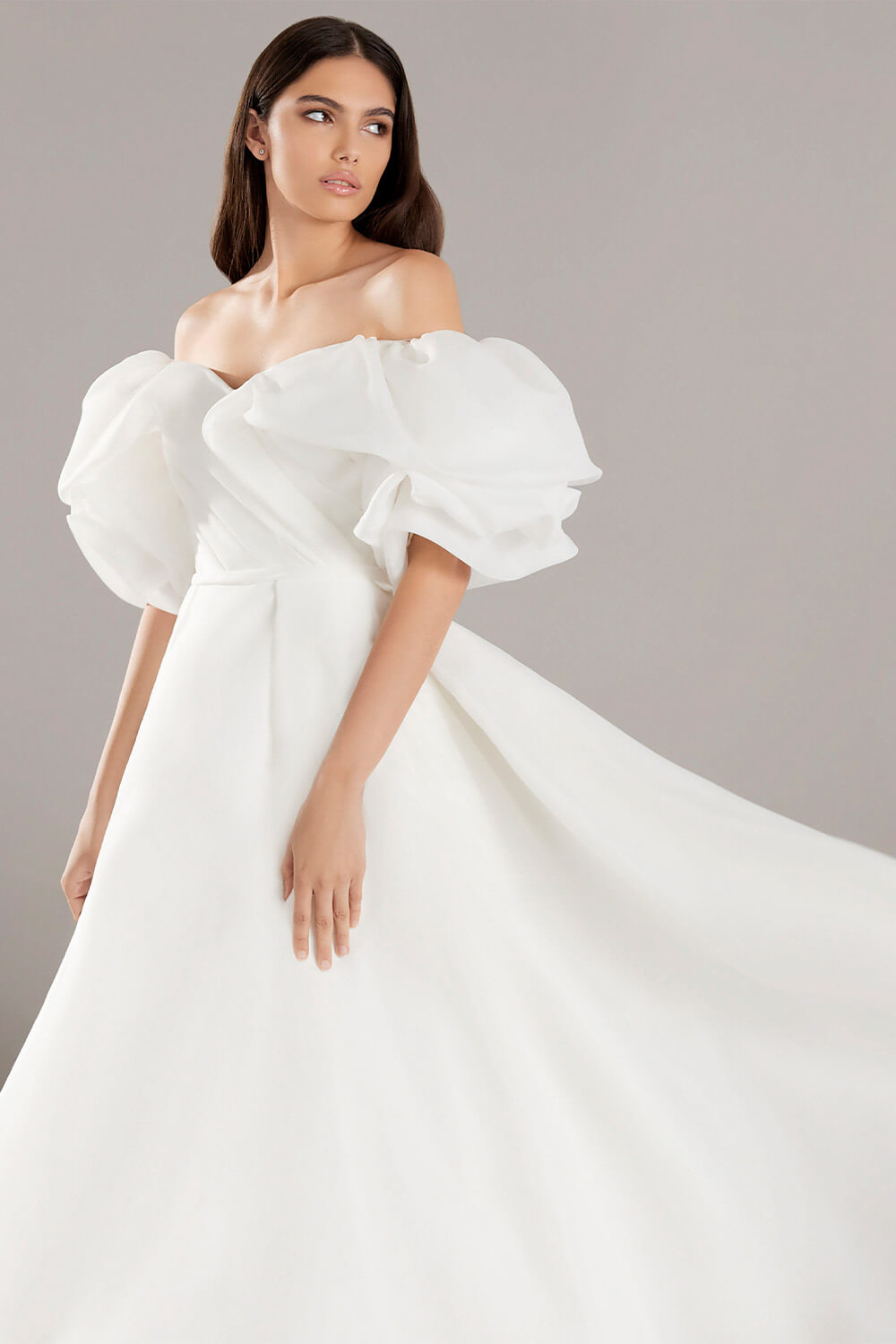 Pronovias, Off Shoulder Bridal Gown | Esposa