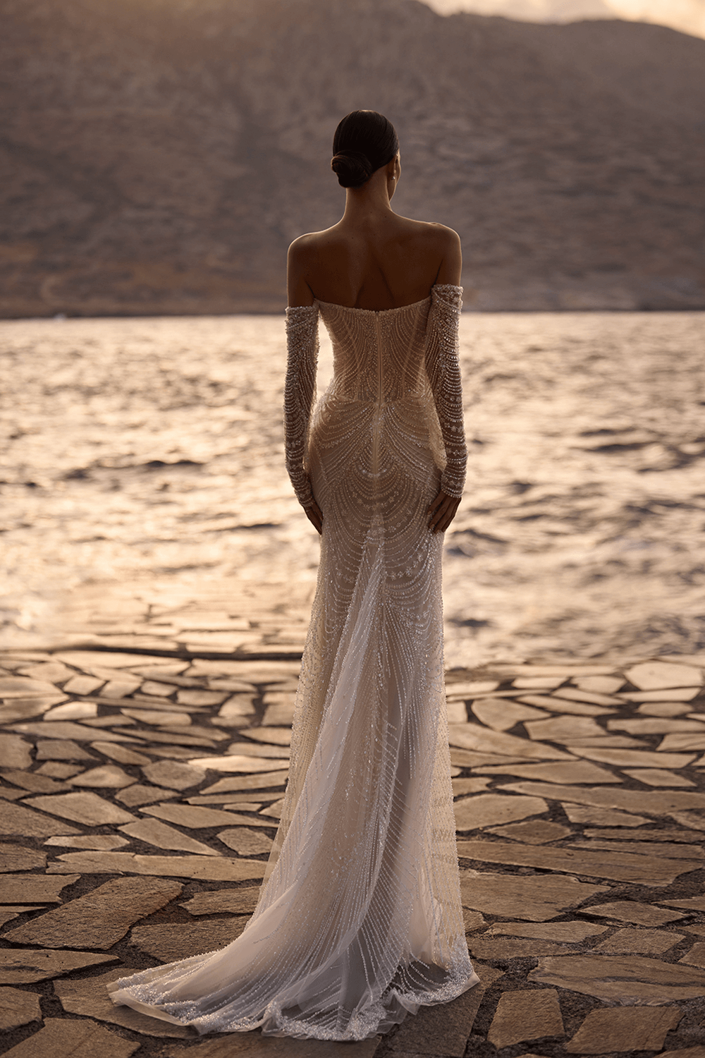 Milla Nova, Shimmery Fit and Flare Gown | Esposa