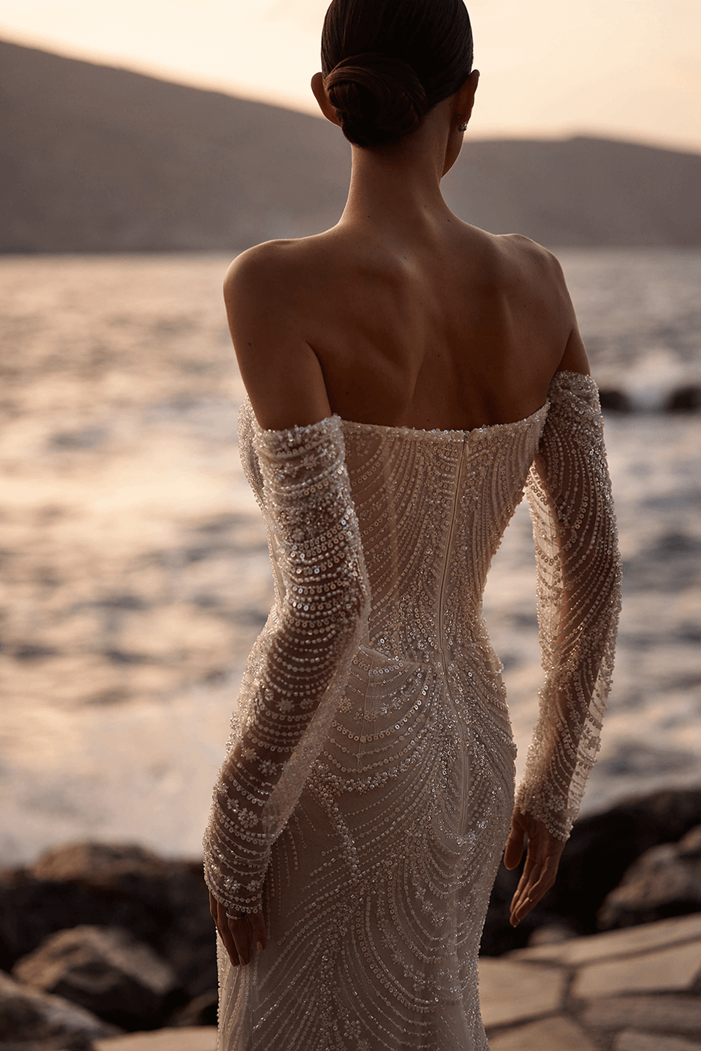 Milla Nova, Shimmery Fit and Flare Gown | Esposa