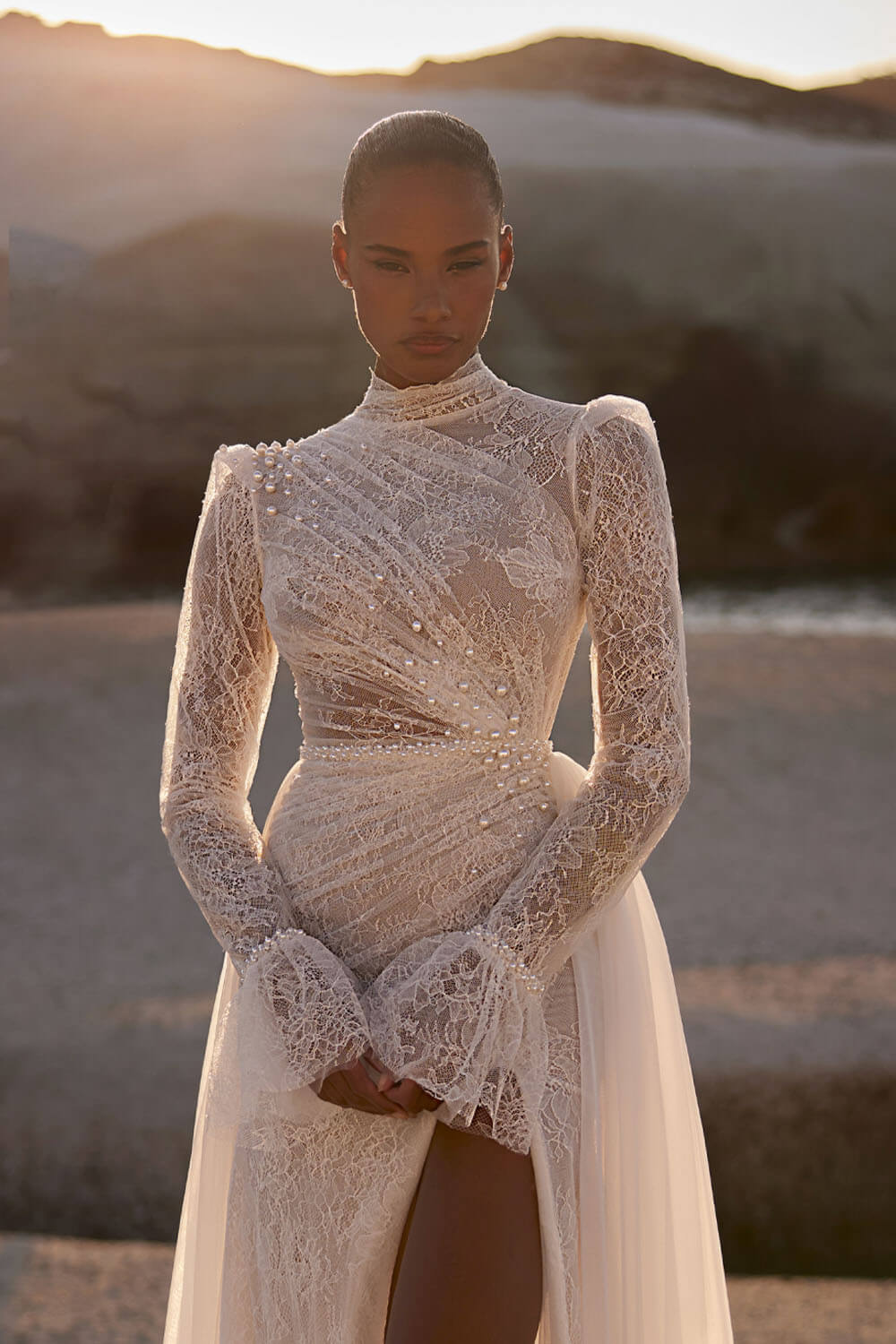 Eva Lendel, Beaded Dress With Sleeves | Esposa