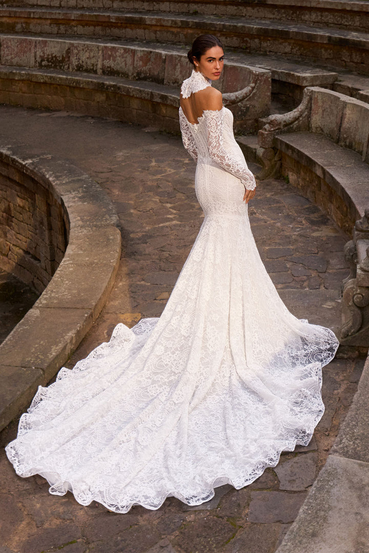 Pronovias, Elow, Timeless Lace Mermaid Gown | Esposa
