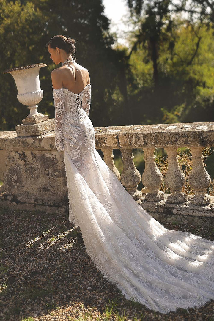 Wona Concept, Encore, Romantic Lace Off-Shoulder Bridal Gown | Esposa