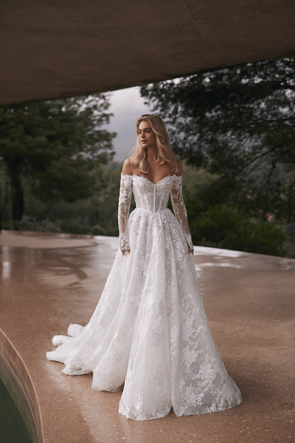 Eva Lendel, Hugo, Ethereal A-Line Gown | Esposa