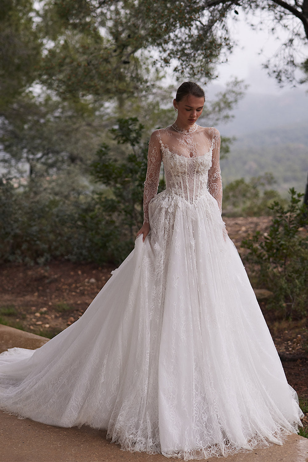 Eva Lendel, Visage, Regal A-Line Gown | Esposa