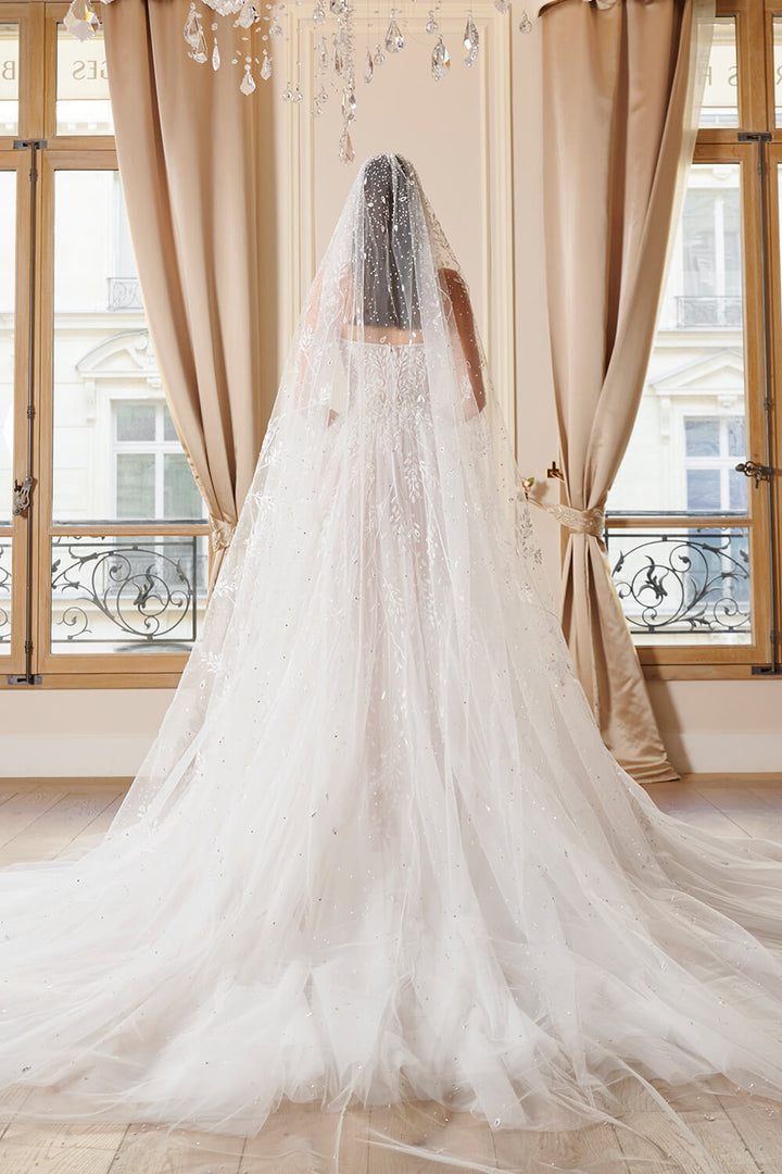 Georges Hobeika, Strapless Embroidered Gown | Esposa
