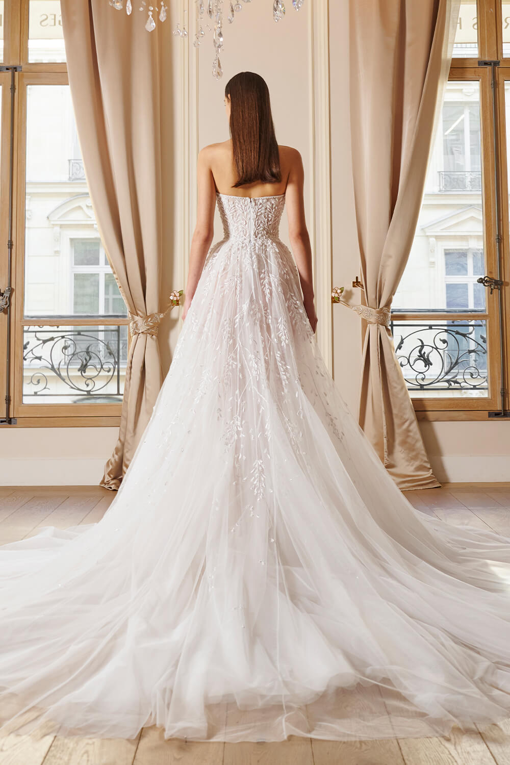 Georges Hobeika, Strapless Embroidered Gown | Esposa