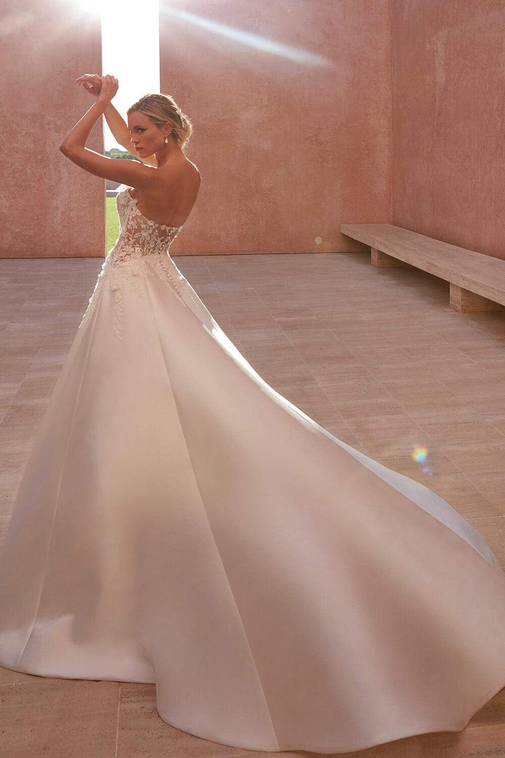 Pronovias, A-Line Mikado Gown | Esposa