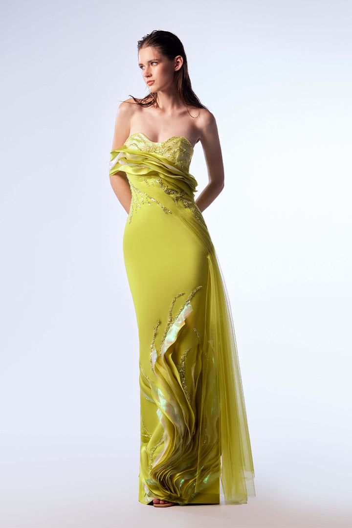 Gaby Charbachy, Edgy Soirée Dress | Esposa