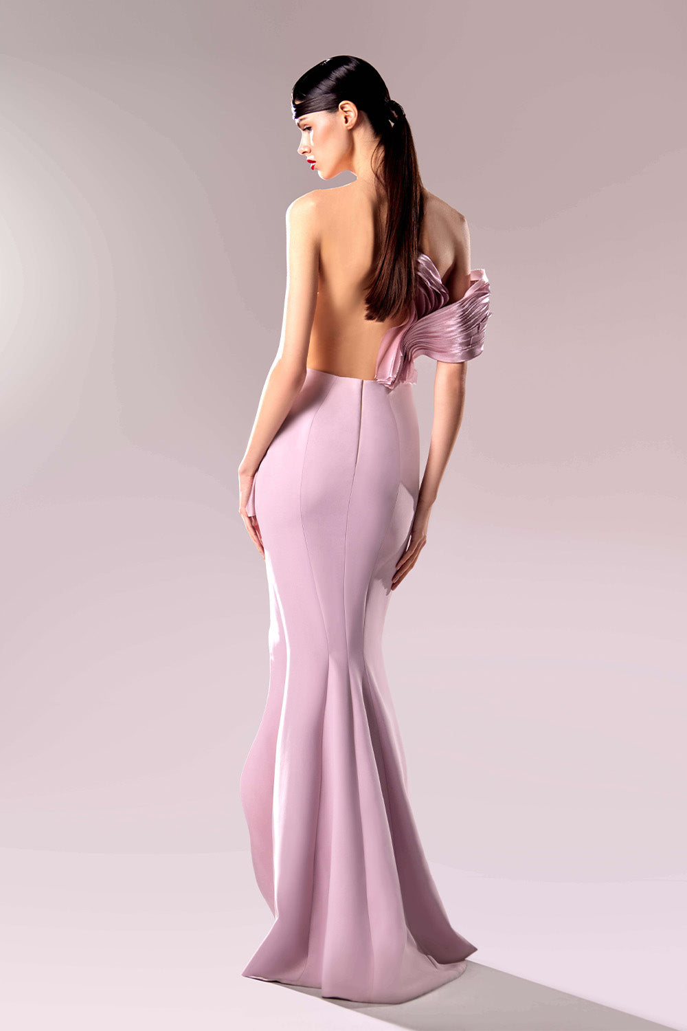 Gaby Charbachy, Ruffled Evening Gown | Esposa