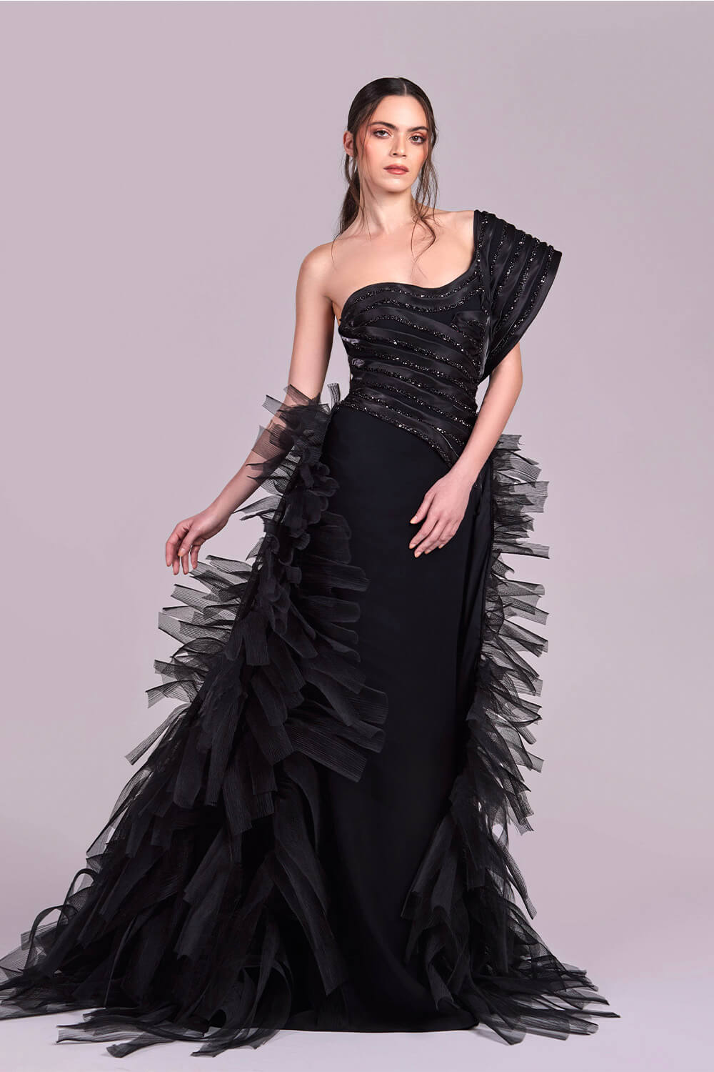 Gaby Charbachy, Evening Dress With Overskirt | Esposa