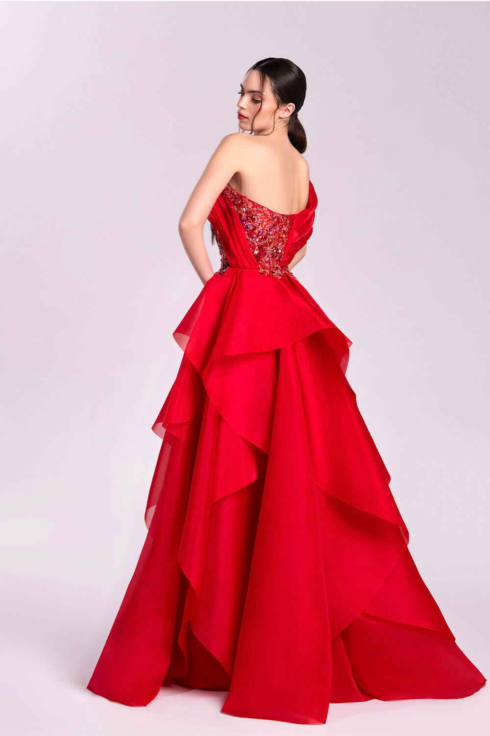 Gaby Charbachy, Off Shoulder Evening Gown | Esposa