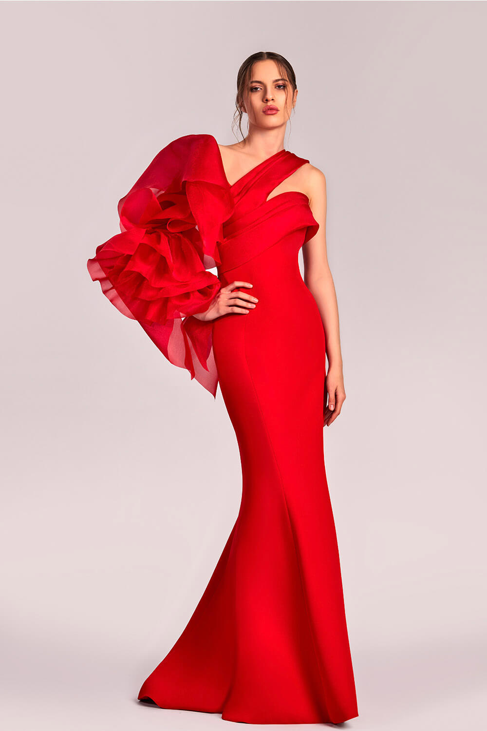 Gaby Charbachy, One Shoulder Dress | Esposa