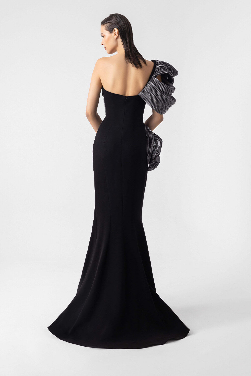 Gaby Charbachy, Dress With Metallic Plisse | Esposa