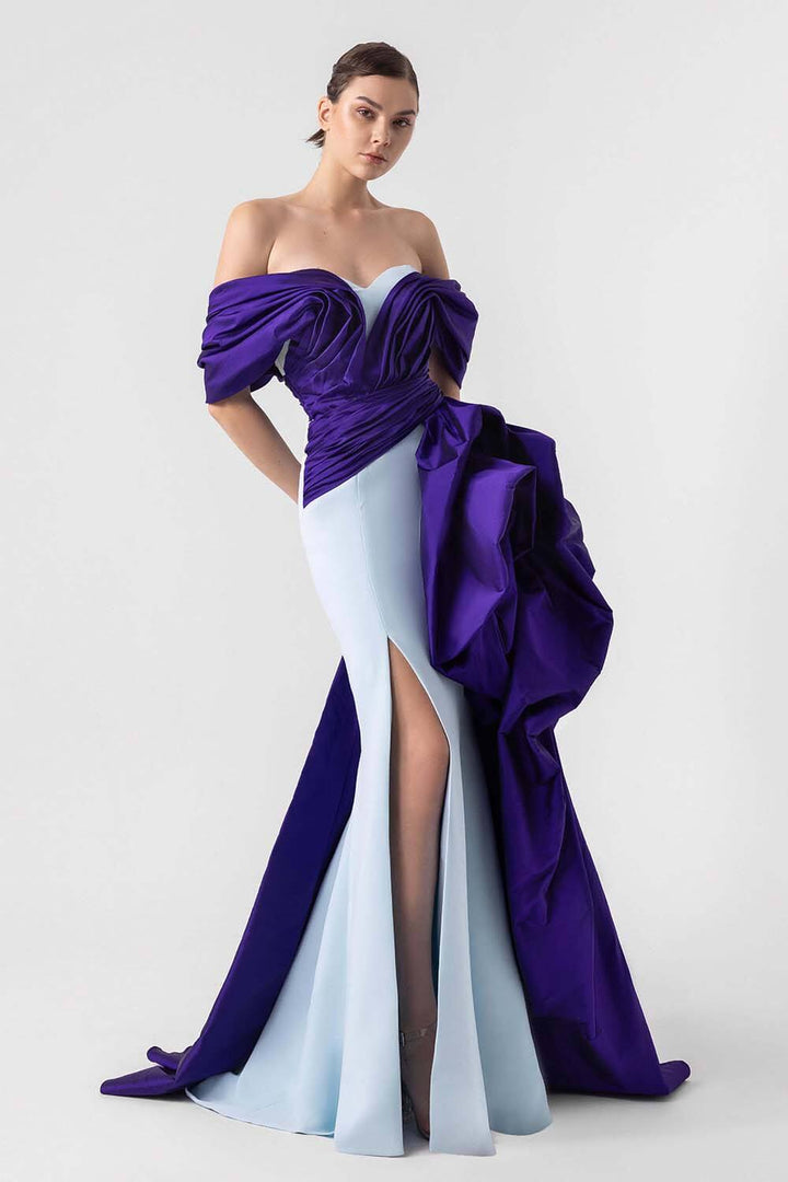 Gaby Charbachy, Off Shoulder Evening Dress | Esposa
