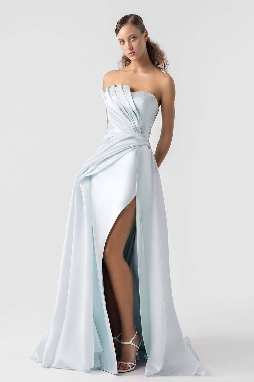 Gaby Charbachy, Elegant Strapless Gown | Esposa