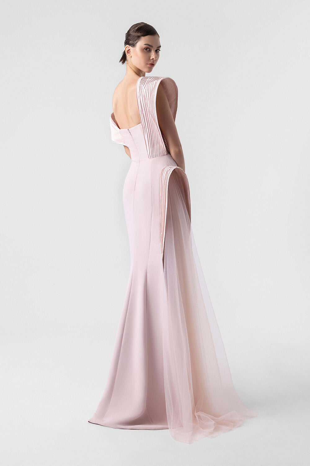 Gaby Charbachy, Pleated Evening Dress | Esposa
