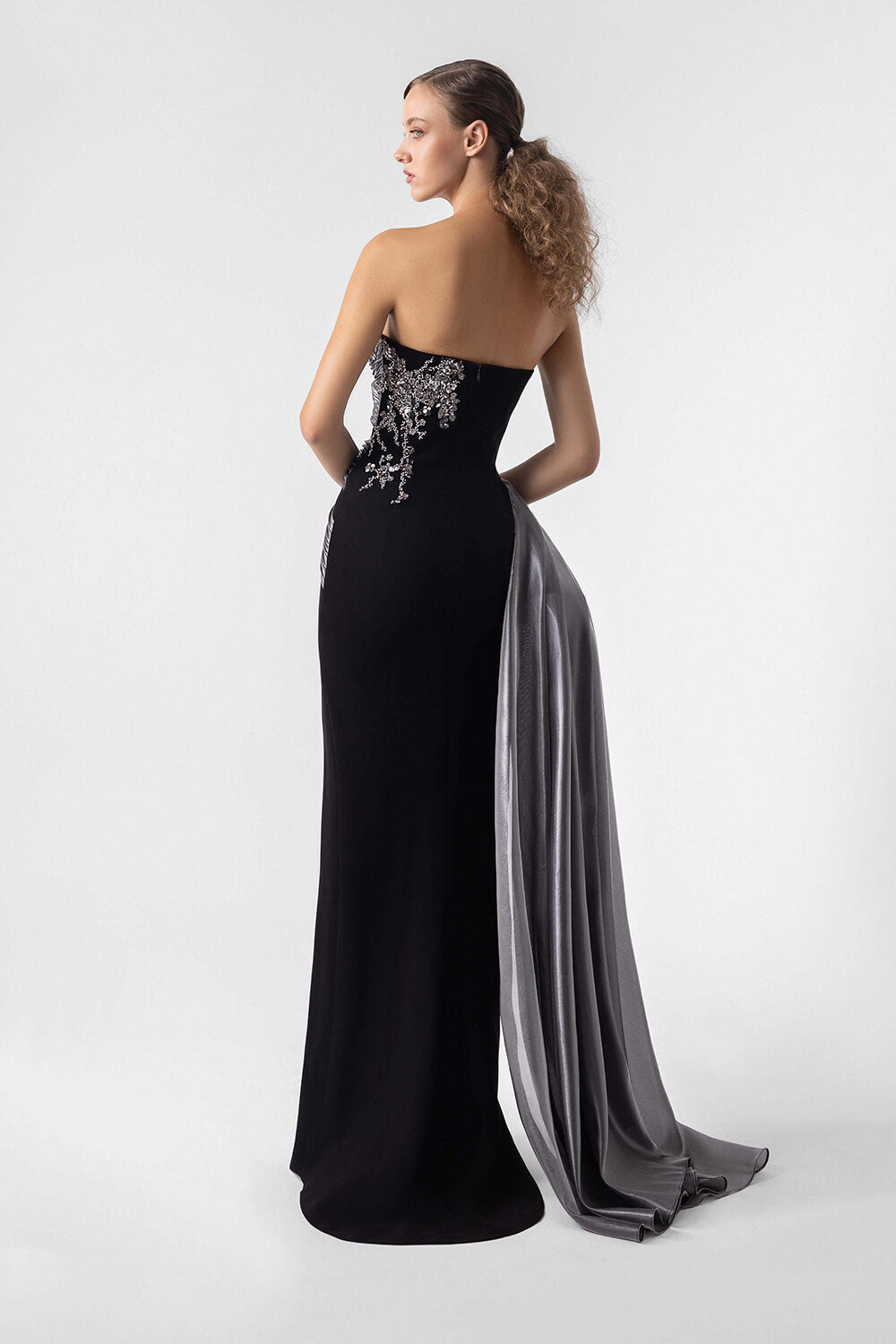 Gaby Charbachy, Embroidered Strapless Gown | Esposa