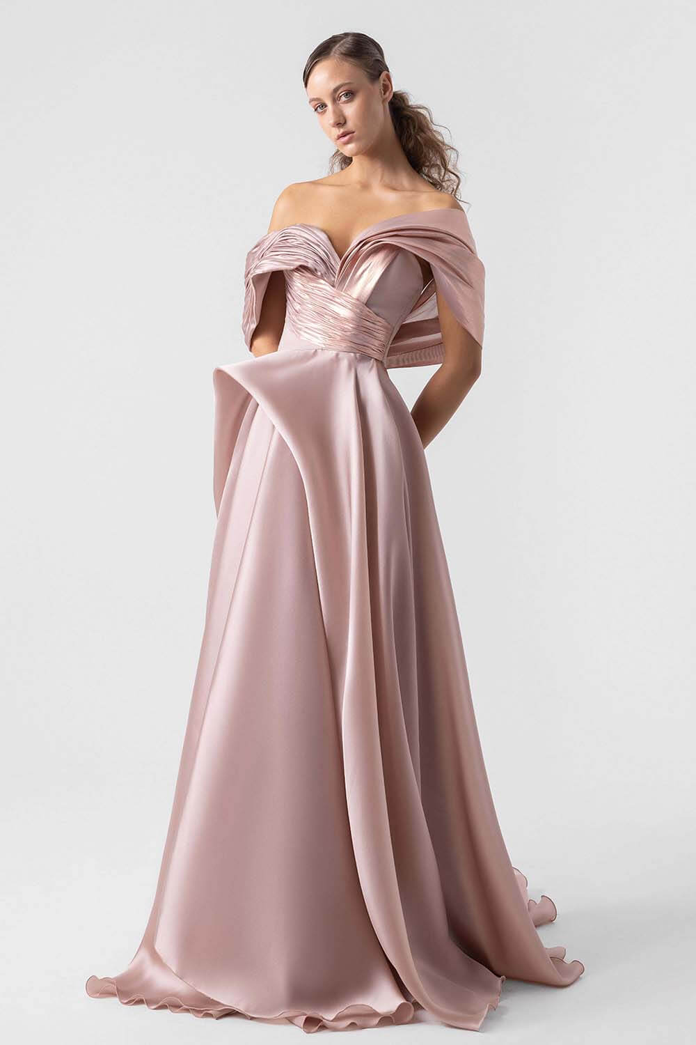 Gaby Charbachy, Off Shoulder Evening Dress | Esposa