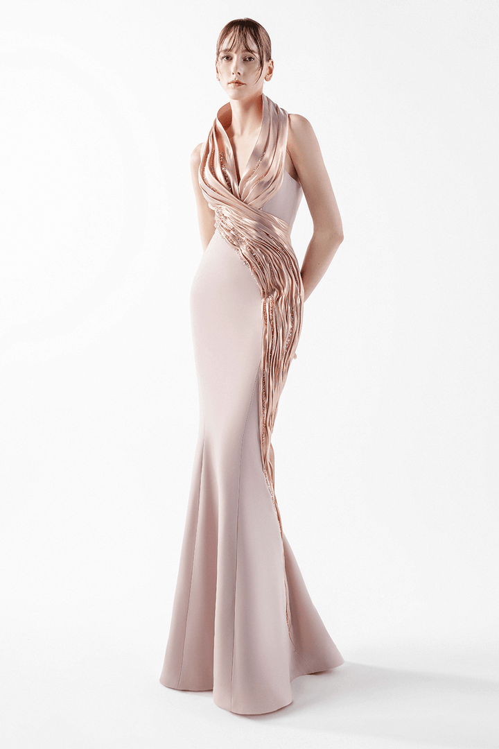 Gaby Charbachy, Architectural Mermaid Gown | Esposa