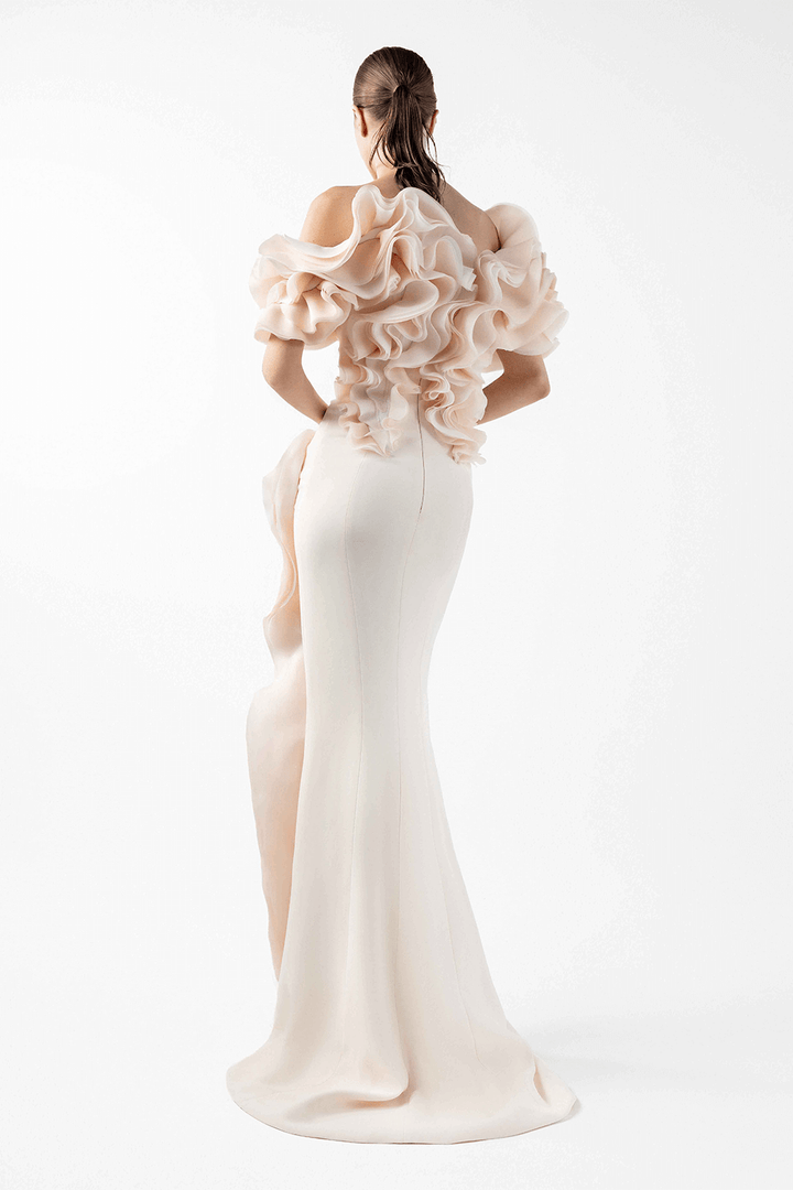 Gaby Charbachy, Ruffled Mermaid Gown | Esposa